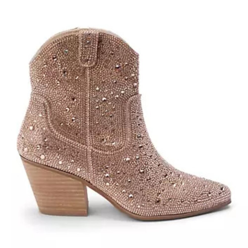 Matisse Harlow Booties - ROSE GOLD 5.5